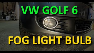 How to Remove Fog Light Bulb on Volkswagen Golf 6 | Step-by-Step Guide