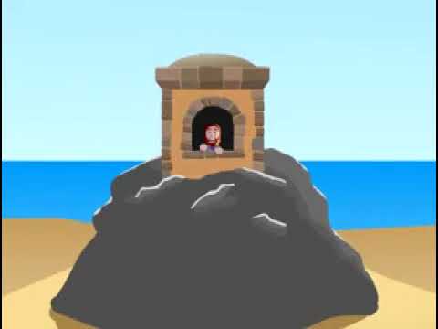 PARÁBOLA DE LOS DOS CIMIENTOS-PARA NIÑOS  MATEO 7:24-27