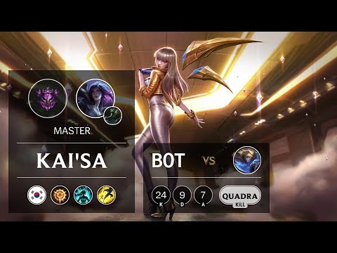 Kai'Sa ADC vs Ezreal - KR Master Patch 9.6