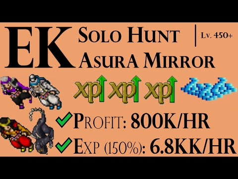 EK - Solo Hunt Asura Mirror PROFIT: 800k/hr EXP: 6.8kk/hr (post vocation rebalancing)