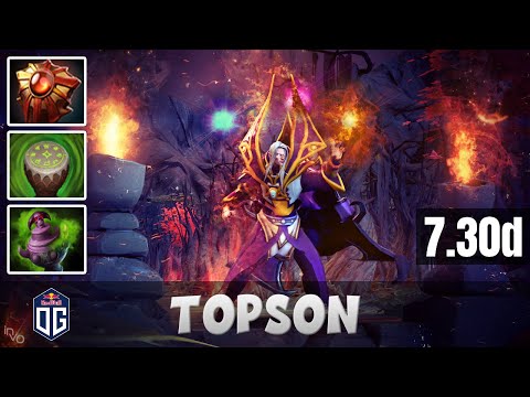 OG.Topson | Invoker | OG vs UND | Dota 2 Pro Gameplay - Patche 7.30d