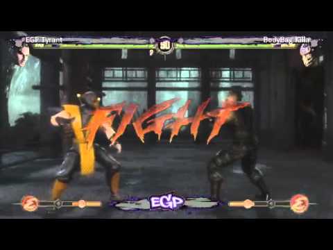 7. MK9- EGP Tyrant (Jax) vs BodyBag Killa (Scorpion) (EGP Midweek Mayhem (17.May.2012)