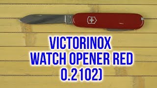 Victorinox Watch Opener Red (0.2102) - відео 5