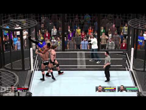 WWE2K15 My Career Mode (PS4/60fps) pt91 - Elim Chamber for World Heavyweight Title!