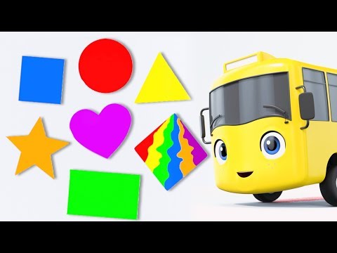 Learn Colors and Shapes | Educational Videos for Children | Baby Songs | Go Buster | Little Baby Bum