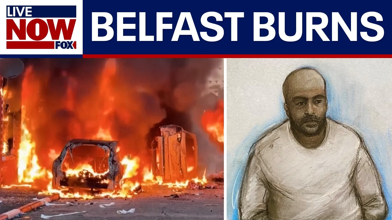Violent protests erupt in Belfast after stabbing attack