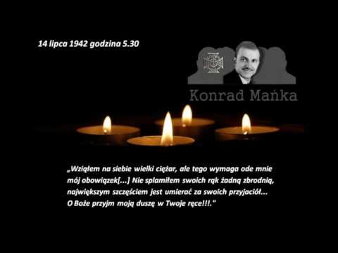 Modlitwa harcerska - pamięci Konrada Mańki (1915-1942)