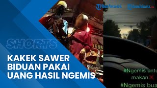 Nasib Kakek Gunakan Uang Hasil Mengemis untuk Sawer Biduan Kini Diamankan oleh Satpol PP