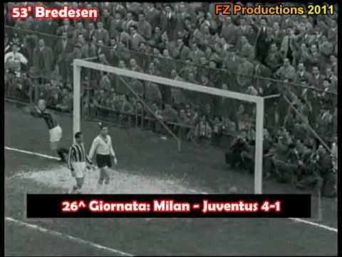 Road to Scudetto - 1956/1957 - Tutti i gol del Milan