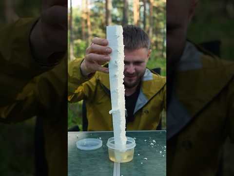 🔥розжиг из пенопласта - Проверил лайфхак #фрост #shorts #frost #лайфхак #выживание  #лайфхаки #лес
