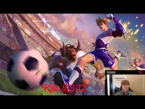 Highlights T1 Teddy | Ezreal vs Aphelios | KDA 8/3/12