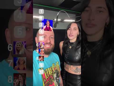 Blind Ranking WWE superstars with Rhea Ripley