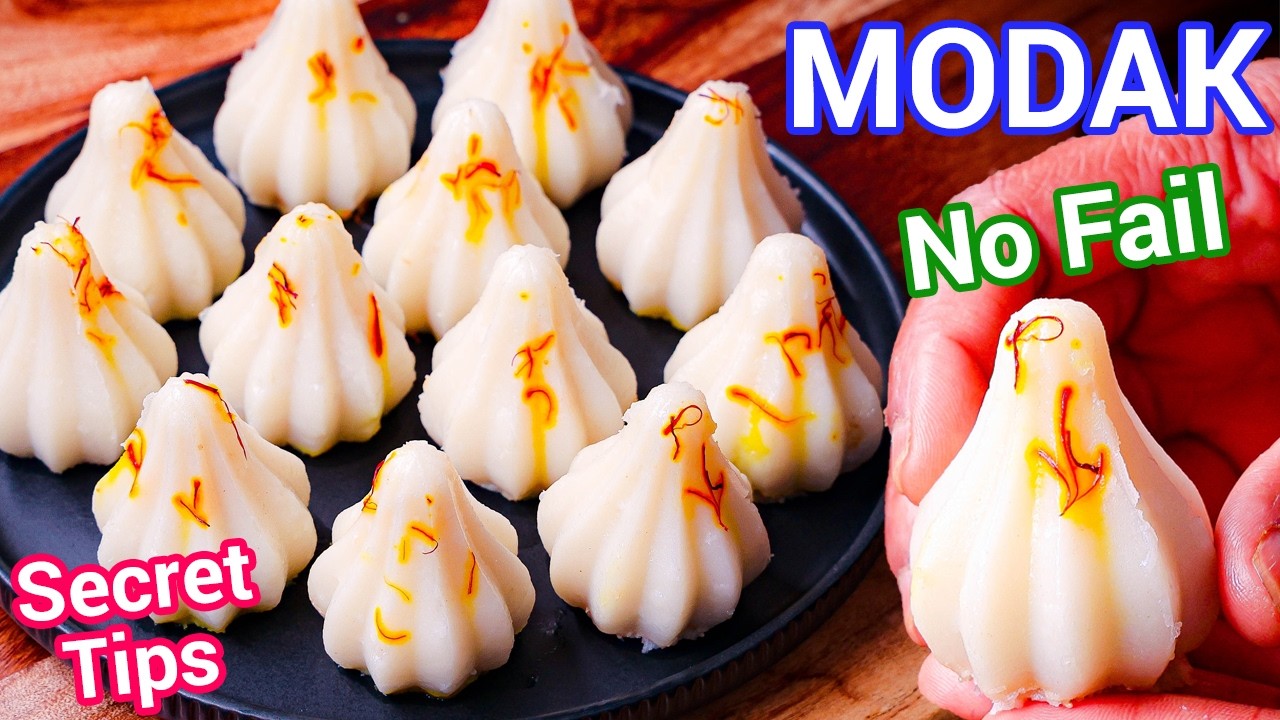 No Fail Modak Recipe | Secret Tips for Perfect Ganesh Chaturthi Modak - Foolproof Ganpati Prasad