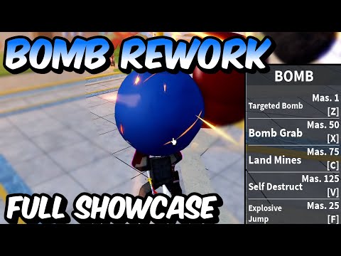 NEW Bomb Fruit FULL SHOWCASE! | Blox Fruits Bomb Rework Fruit Full Showcase & Review