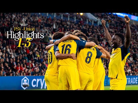 A 3-goal debut night in the UEFA Champions League! 🌟 | HIGHLIGHTS UCL : PSV - Union