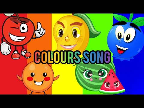 Learn Colors With Fruits | Colors Song |  Learn Colors For Kids #kidssong #kidsvideo