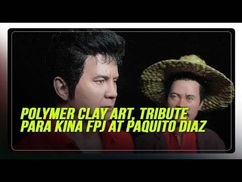 Polymer clay art, tribute para kina FPJ at Paquito Diaz
