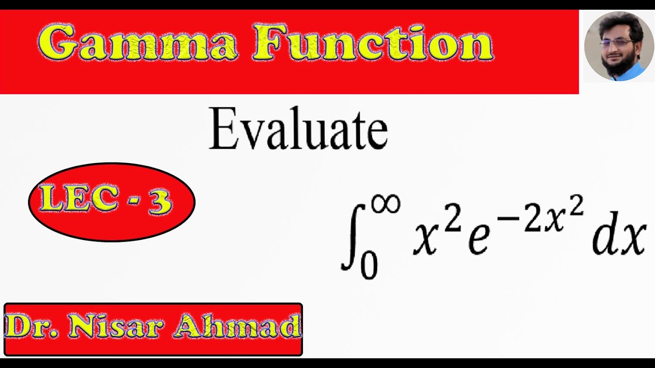 Problem 1 on gamma function |University Physics