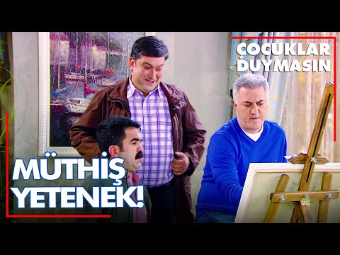 Haluk, Hüseyin ve Şükrü'yü çiziyor - Çocuklar Duymasın 90. Bölüm