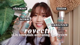 Review: Rovectin Skin Essentials Activating Line (Cleanser, Lotion, Serum, Sunscreen) | thatxxRin