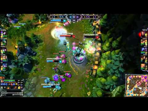 League Of Legends - First Blood Bot Lane -  Cait Nami Vs Draven Janna
