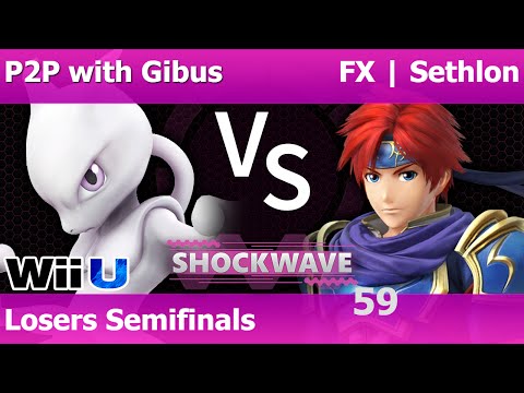 SW 59 Smash4 - P2P with Gibus (Mewtwo) vs FX | Sethlon (Roy) - Losers Semifinals