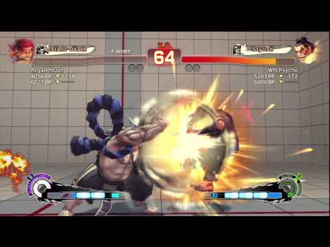 SSF4 AE Endless Battle - WH Psycho (Honda) Vs RoyalPhlush (Evil Ryu)