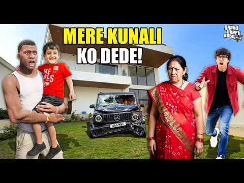 FRANKLIN AND OCTOBER KIDNAPPED KUNALI IN GTA 5 | SOURAV JOSHI