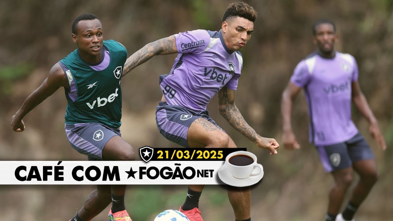 LIVE CAFÉ COM FOGÃONET | Botafogo se prepara para amistoso; Renato Paiva explica jogo posicional