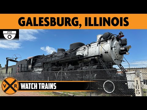 Galesburg, Illinois, USA | LIVE Train Camera (PTZ)