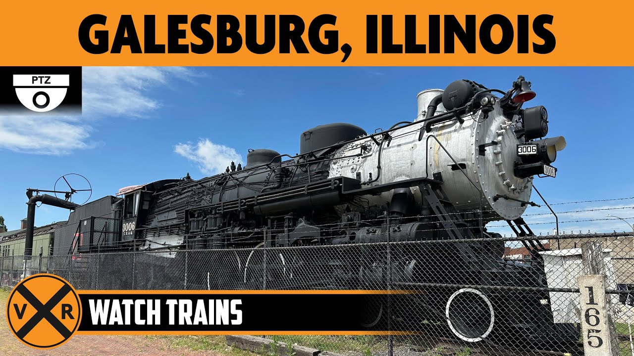 Galesburg, Illinois, USA | LIVE Train Camera (PTZ)