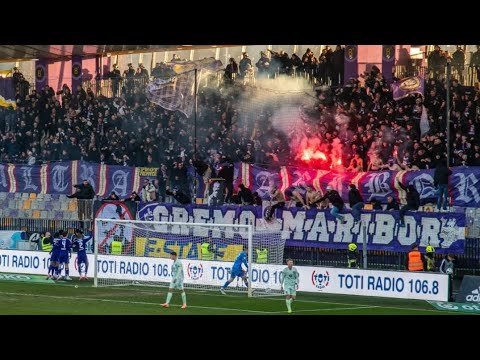 Utrinki z drugega večnega derbija sezone (Maribor - Olimpija Ljubljana, 16. krog Prve lige Telemach)