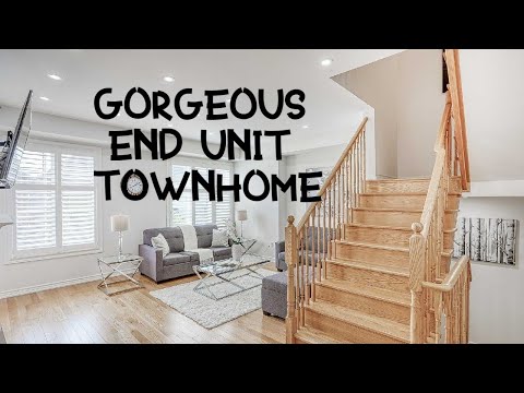 23 Westbury Way, Whitby |  Gorgeous End Unit Townhome in Brooklin | House for Sale