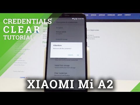 How to Clear All Licenses in Xiaomi Mi A2 - Reset Credentials