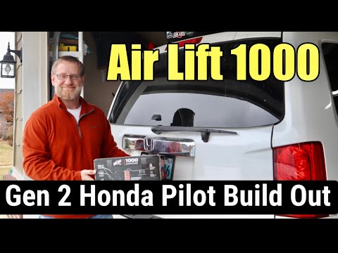 Air Lift for the Honda Pilot #airlift #airlift1000 #hondapilot