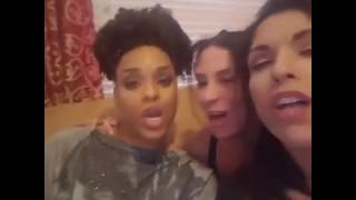 Demetria McKinney and the Family Singing &#39;Father Figure&#39; by George Micheal - December 25, 2016