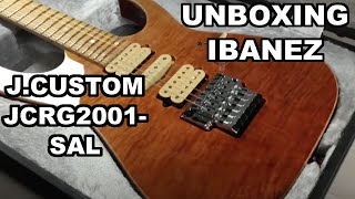 Video thumbnail for Unboxing Ibanez j.Custom JCRG2001-SAL by Levytukku