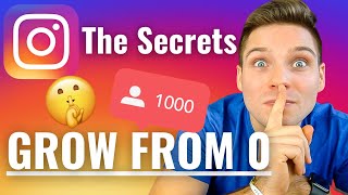 How To Grow On Instagram From SCRATCH (With 0 Followers!)