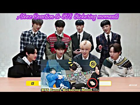 ATEZZ Reaction To BTS Bickering moments #armyblinkmade
