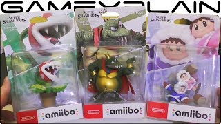 Super Smash Bros. Ultimate - Piranha Plant, King K. Rool & Ice Climbers amiibo UNBOXING
