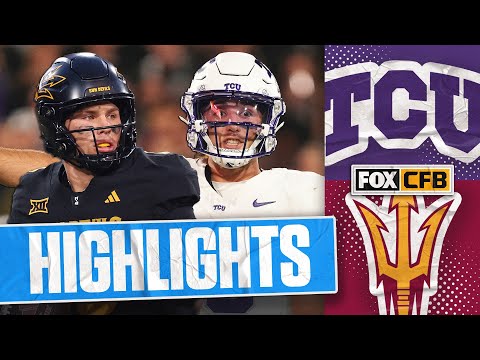 No. 24 TCU Horned Frogs vs. Arizona State Sun Devils Highlights | FOX College Football
