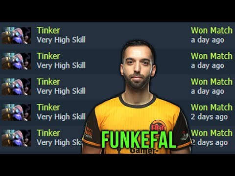 Funkefal Top-1 Tinker Spammer Know Only How to Win - Dota 2 Compilation