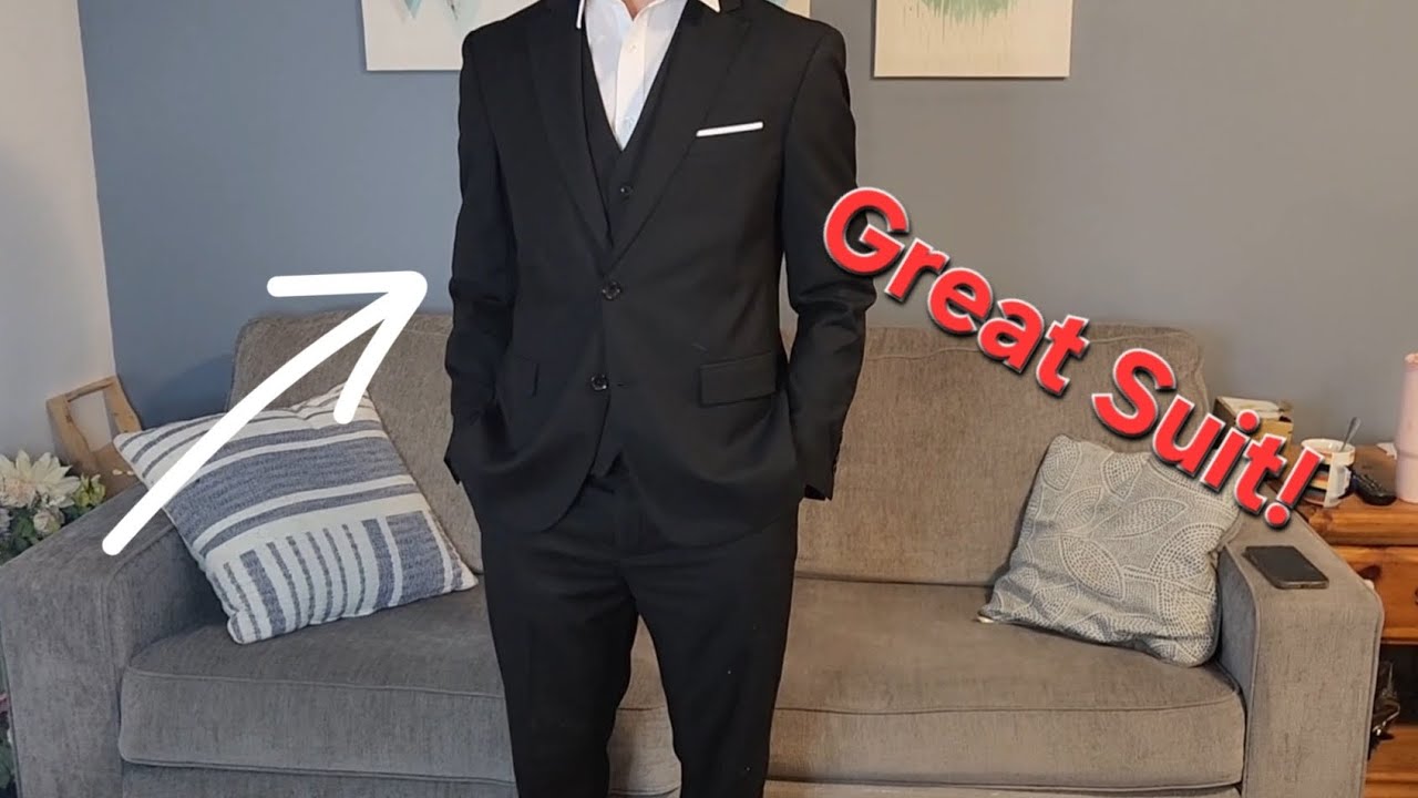 Amazon Review of this WULFUL Men's 3 Piece Slim Fit Suit Set