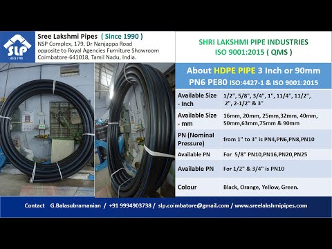 Lakshmi tech hdpe pipe od 50mm, for agriculture