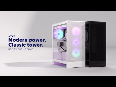 NZXT H7 Flow 2024 w/o PSU CM-H72FW-01 White