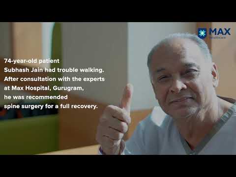  Spine Surgery │Patient Success Story │Max Hospital, Gurugram