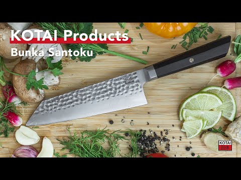 KOTAI PRODUCTS - Bunka Santoku Knife - Couteau Santoku Bunka