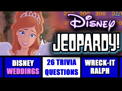 Disney Jeopardy Quiz • 26 Clue Game • Test your Knowledge