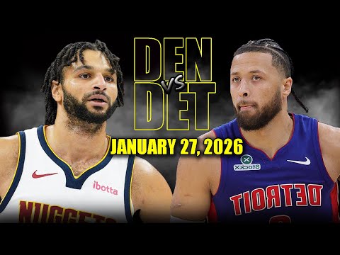 Denver Nuggets vs Detroit Pistons Full Game Highlights – January 27, 2026 | NBA Season