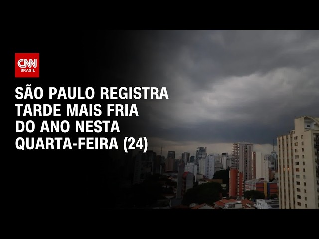 São Paulo registra tarde mais fria do ano com 13,5°C; temperaturas pouco variaram | CNN PRIME TIME
